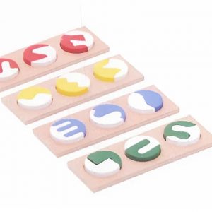 Bộ ghép hình tròn (4 hình khác nhau)