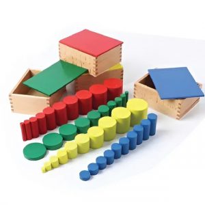 Combo - 4 Khối hình trụ không có núm (Đã bao gồm hướng dẫn)