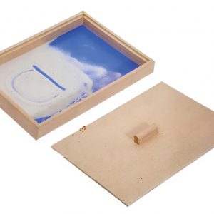 Khay cát/cà phê để tô theo bảng chữ cái