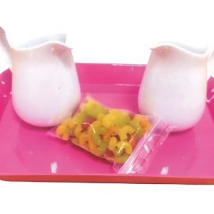 Bài học rót hạt với bình đục có tay cầm