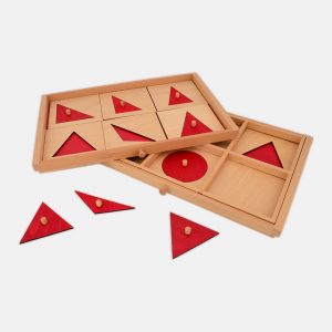 Tủ hình học màu đỏ (Đã bao gồm hướng dẫn song ngữ) - Combo