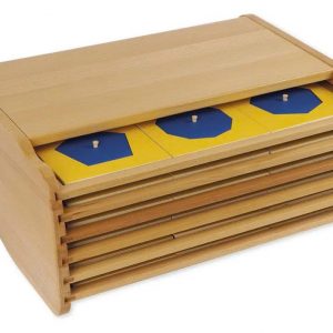 Tủ hình học màu xanh (Đã bao gồm hướng dẫn song ngữ) - Combo