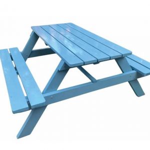 Bộ bàn ghế gỗ sơn màu