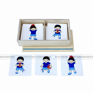 Xác định vị trí của đồ vật so với người khác trên tranh - UDM