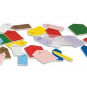 Mũi tên số cho các thanh hạt cườm gấp lại thành hình vuông và khối lập phương